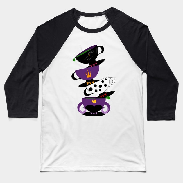 Villains Brew Baseball T-Shirt by TeawithAlice